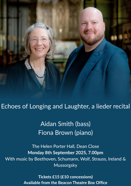 Echoes of Longing and Laughter, a lieder recital